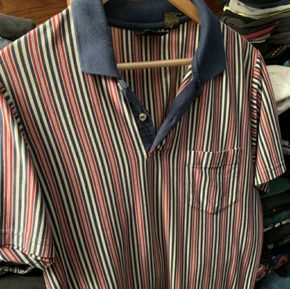 80s style polo